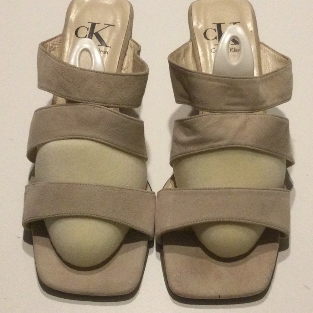 CalvinKlein Suede Slides